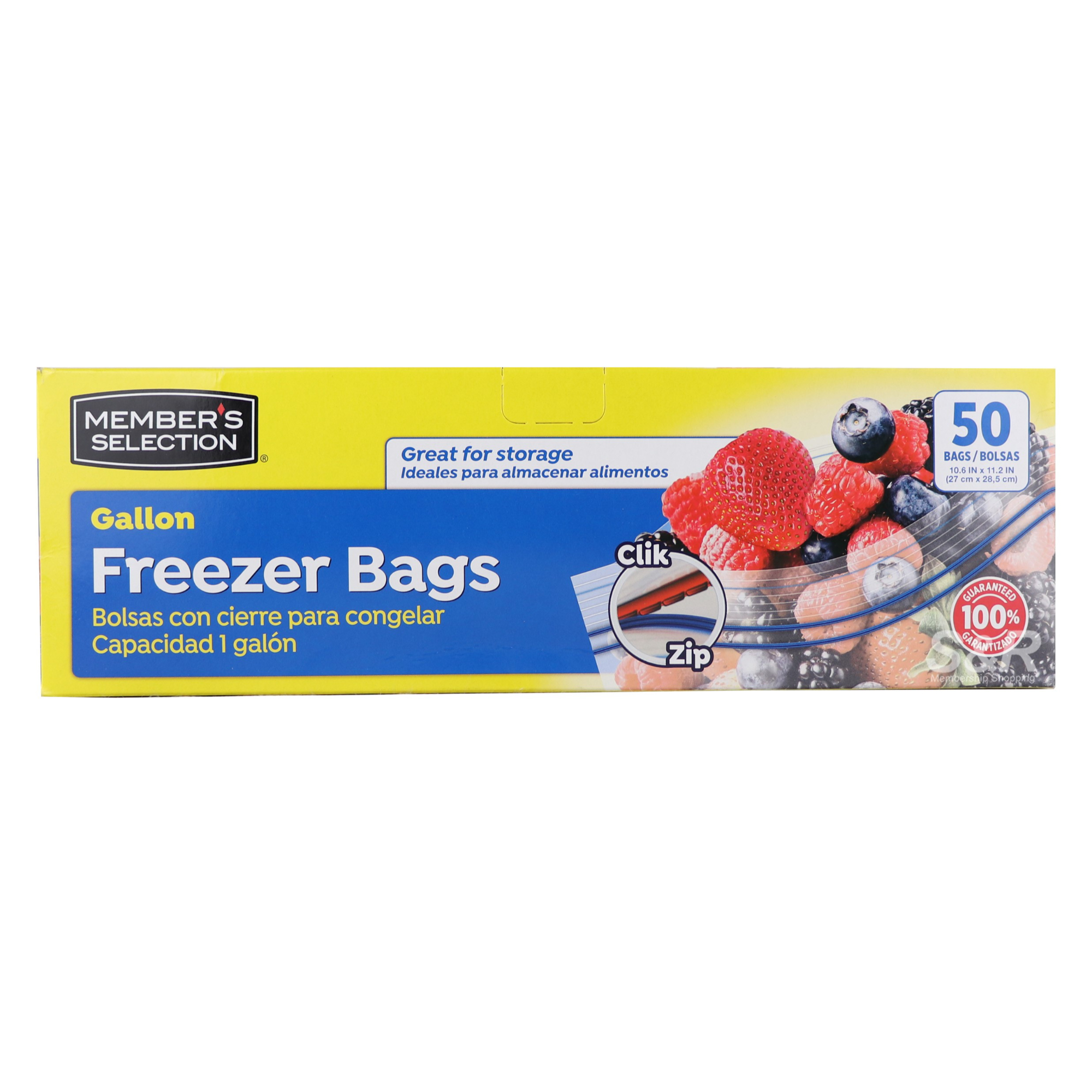 Member's Selection Gallon Freezer Bags 50pcs